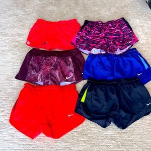 Lot of Nike running shorts
